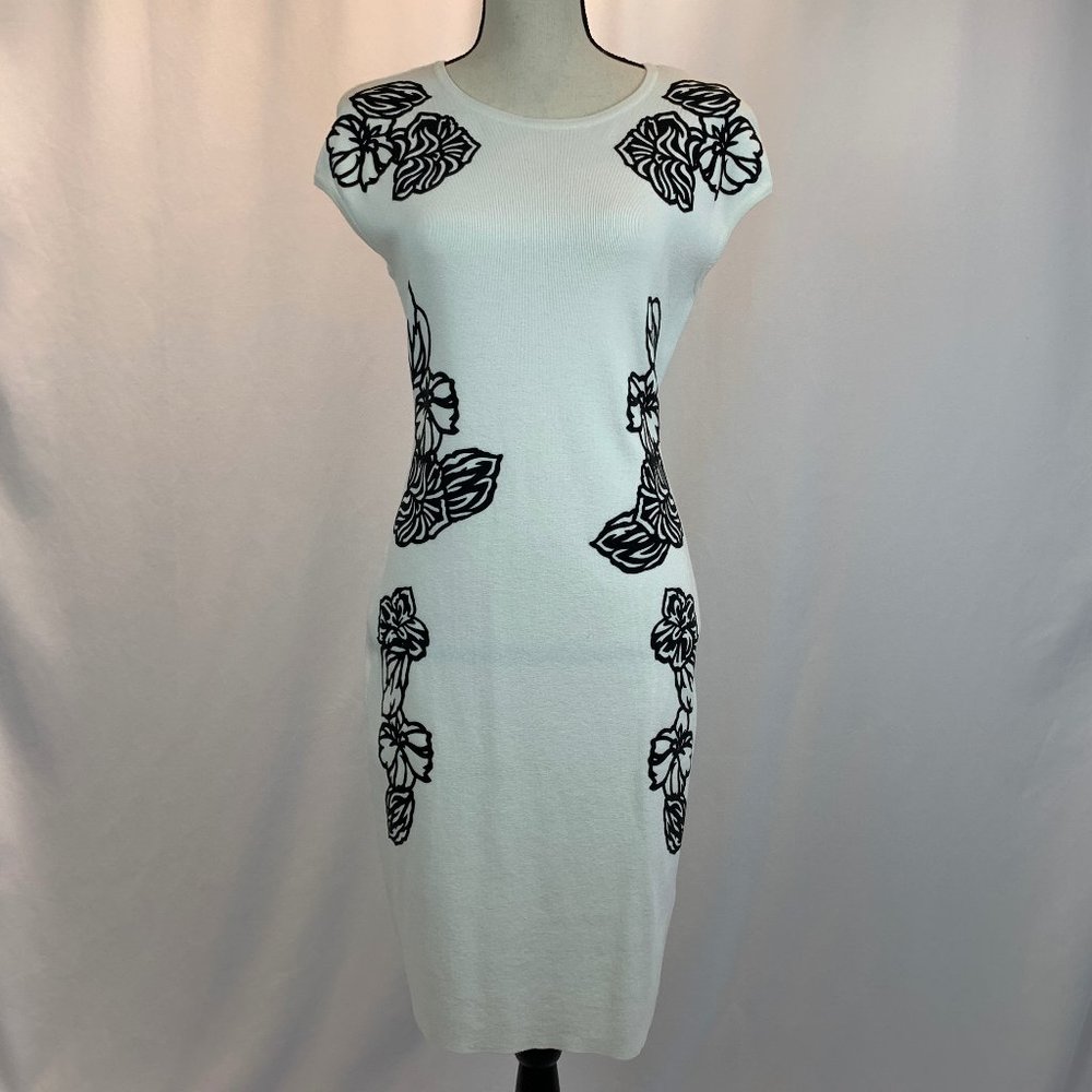 White Escada Sheath Dress